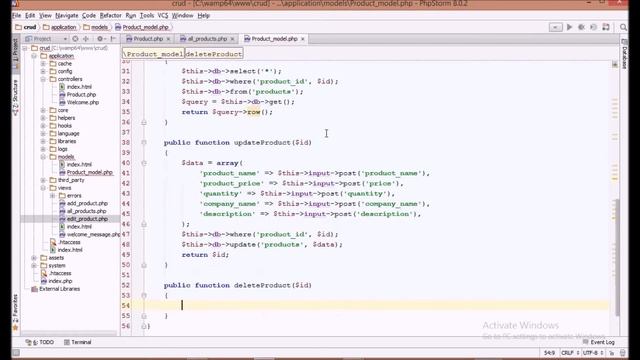 Codeigniter PHP CRUD Tutorial (4/4) - Delete Records in Database