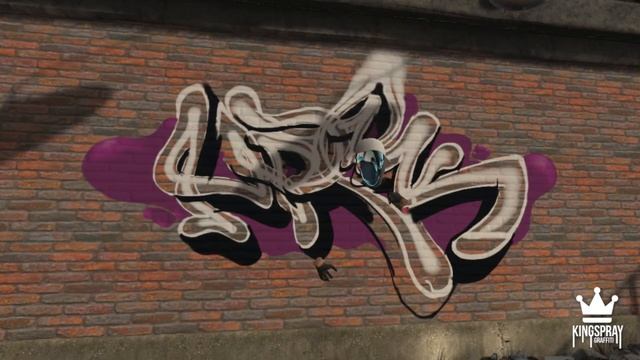 [ Kingspray Graffiti Simulator ] EP4: Simple bubble graffiti смотреть онлайн