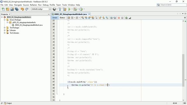 String 物件的重要方法 - 002 使用 String 及 StringBuilder  處理文字 影片3 : Java 教學 進階