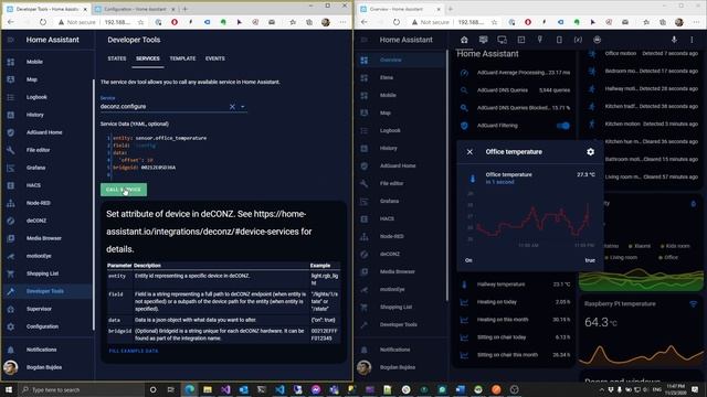 Calibrating temperature sensors using deCONZ and Home Assistant смотреть онлайн
