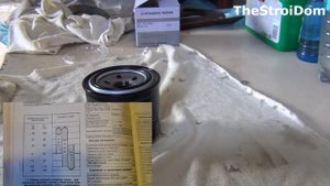 █ Oil filter change. Самодельный съемник для масляного фильтра. Замена масла.