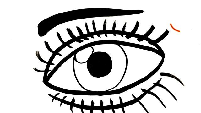 Bolalar uchun koz rasm chizish/Drawing an eye for children/Рисование глаз для детей смотреть онлайн