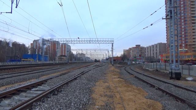 Новые станционные пути на станции Железнодорожная  (часть 2)