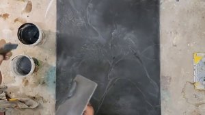 ФЛОРА под венецианской штукатуркой. Авторская декоративная штукатурка