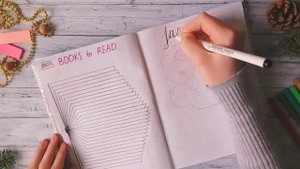 Bullet Journal ~ Оформление ежедневника на январь + коллекции