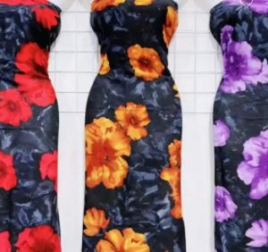 Ткань из искусственного шелка с принтом. Одежда, Платье, Рубашка, Брюки, Накладки, Одежда