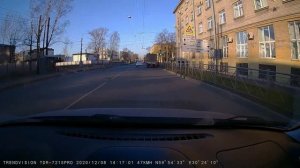 TrendVision TDR-721S PRO пример видео, день, солнечно