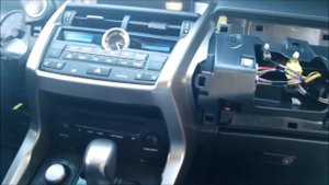 How to Remove Radio / Navigation from Lexus NX200t 2016 for Repair.