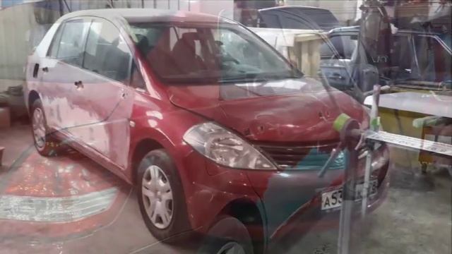 Кузовной ремонт Ниссан Тиида смотреть онлайн