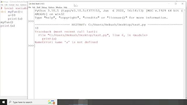Function in Python | Part-1 | global keyword and global() function | Python Programming | Lecture-3