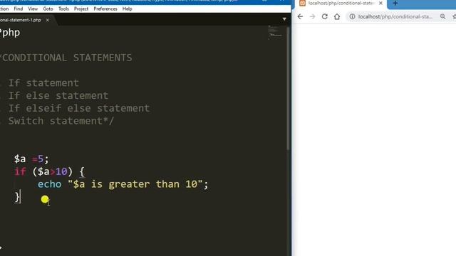 Conditional Statements In PHP | PHP Tutorial For Beginners – Coding Lane смотреть онлайн