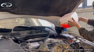 Jaguar XF 3.0 течь охлаждающей жидкости. Замена помпы