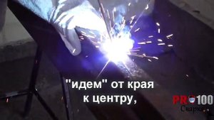 Как сделать сварочный шов незаметным Стыковка профильной трубы