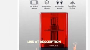 NOVA3D Whale 2 3D Printer 4K 8 9 inch Monochrome LCD Printers UV Resin 3D Prints High Printing Spee