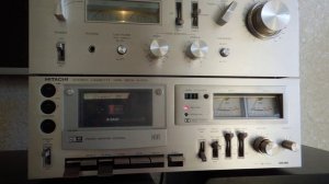 #hifiaudio  HITACHI D-550 Stereo Cassette Tape Deck