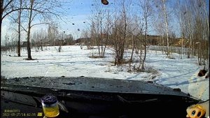 аутлендер3 2л 4wd по весенней грязи и снегу