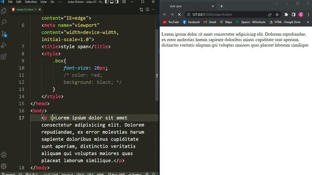 HTML For Beginners: style and span tag in html