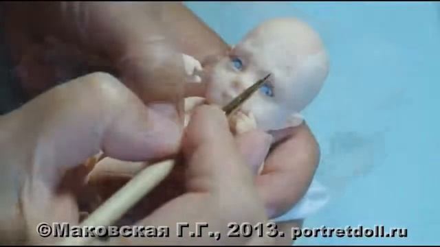 ОБЗОР+Мастер класс: делаем куклу Бейби из полимерной глины FIMO doll art/polymer clay tuto смотреть онлайн