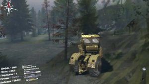 Трактора России на бездорожье Кировец в игре SpinTires 2015
