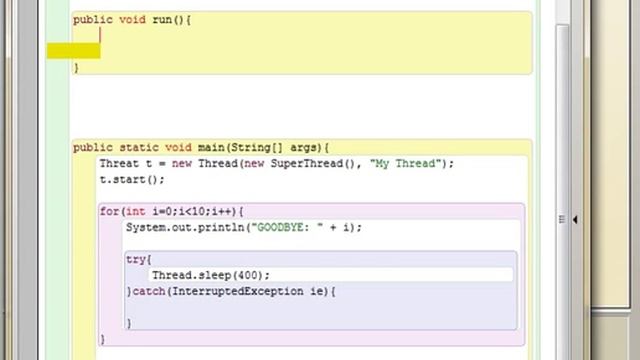THREAD EXAMPLE - JAVA CODE TUTORIAL IN 10 MINUTES смотреть онлайн