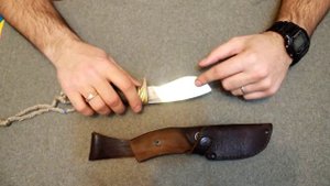 Нож шкуродерный проверен!