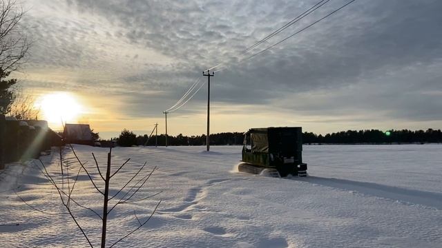Гусеничный вездеход г.Тверь 13.02.2022 г. смотреть онлайн