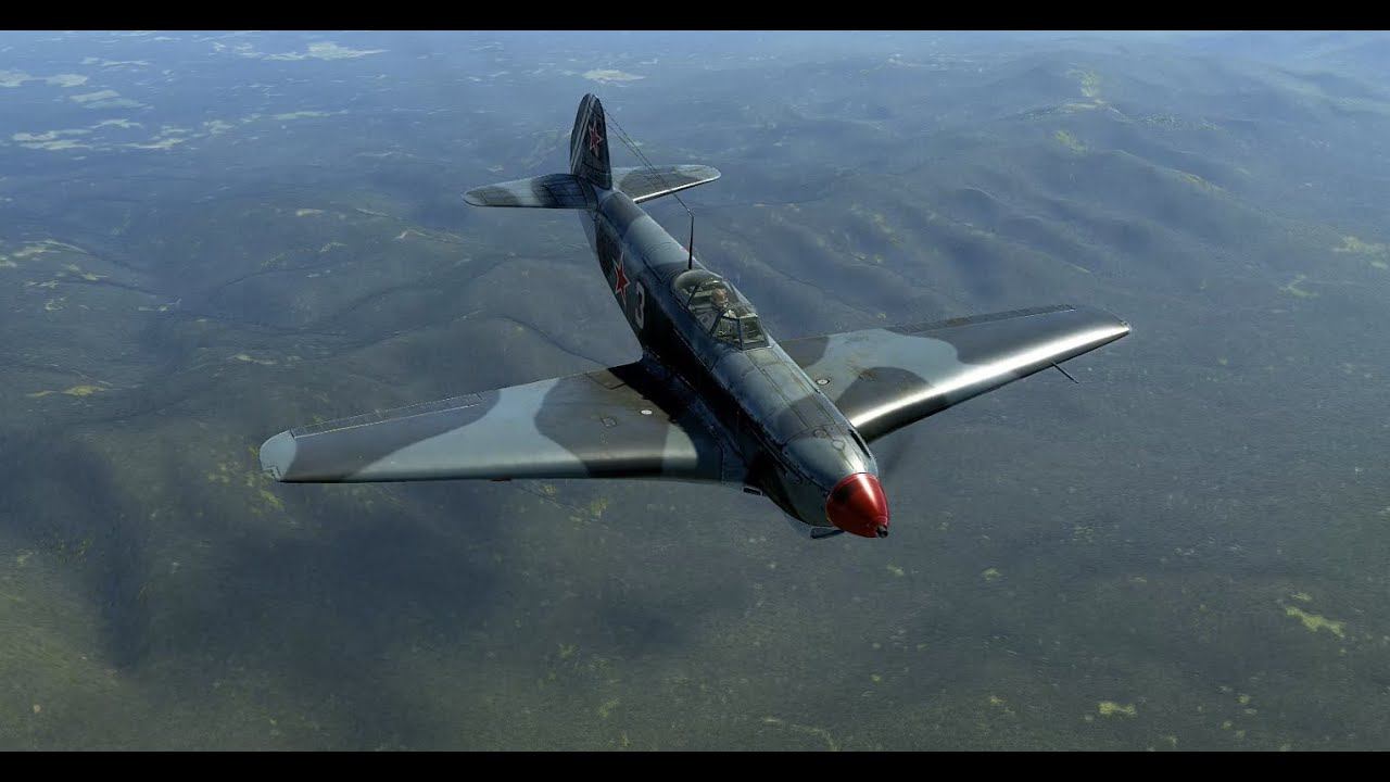 Один на Як-9 против Bf 109 F-4,  мессер залез повыше