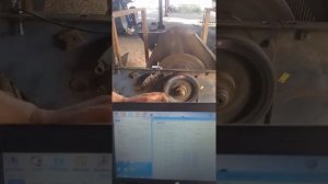 Балансировка вала измельчителя комбайна.