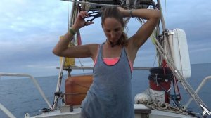 SAILING ALONE across the EQUATOR: Donating my LONG HAIR to Poseidon - UNTIE THE LINES IV #40