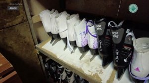 Каток в городском парке Ленска популярен среди детей