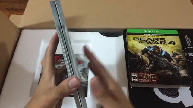 Unboxing Gears of War 4 Edición de Colección en Español (MX) 1080p 60fps смотреть онлайн