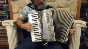 4869 - Silver Muza Victoria II Piano Accordion LMM 34 80 $499
