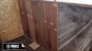 как я креплю вагонку на стену