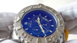 Invicta Sea Hunter 32643 Tinted Crystal Huge Men's Watch | Большие Часы Мужские Инвикта Си Хантер
