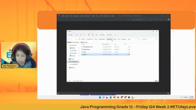 Java Programming Grade 12 - Friday Q4 Week 2 #ETUlayLevelUp смотреть онлайн