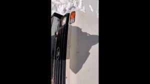 ВАЗ 2121. Зимой на летней грязевой резине