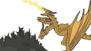 Гадзилла против  кинг гидоры