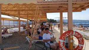 Отдых на пляже при пансионате Приветливый берег. 10 августа 2020