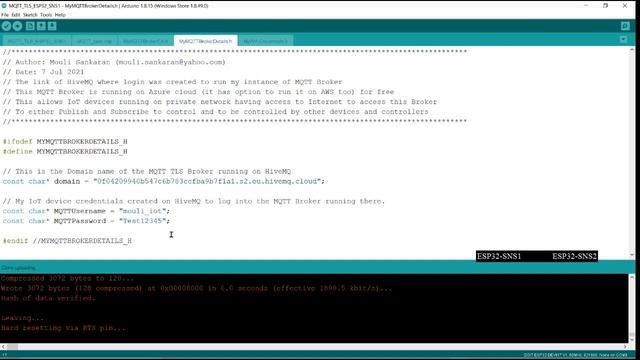 IoT Tutorial 2 - MQTT Clients on ESP32 By Mouli Sankaran смотреть онлайн
