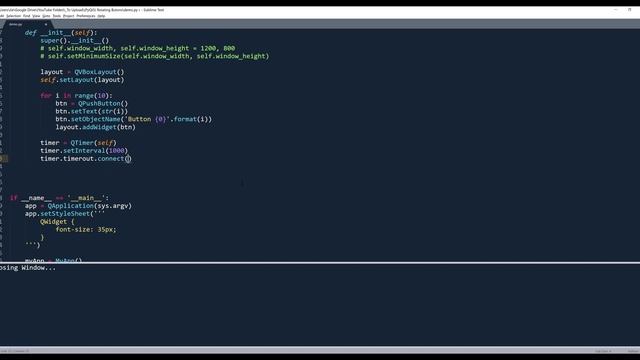 Implement buttons rotation effect | PyQt5 Tutorial