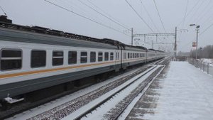 Электропоезд ЭД4М-0463 ЦППК платформа Шаликово