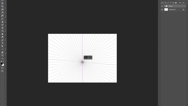 How to draw 1 point perspective grid in Adobe Photoshop - Graphic design tutorial смотреть онлайн