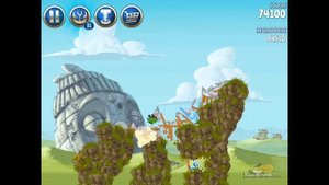 Angry Birds Star Wars 2 Level B3-8 Battle of Naboo 3-Star Walkthrough