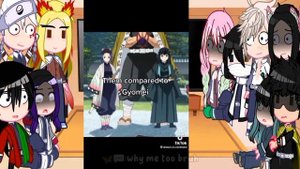 Hashira+Kanae react to my gallery [Kny+Gacha]