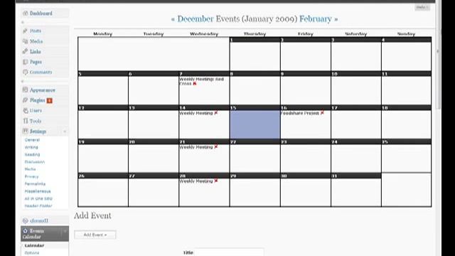 How to update your wordPress as CMS calendar смотреть онлайн