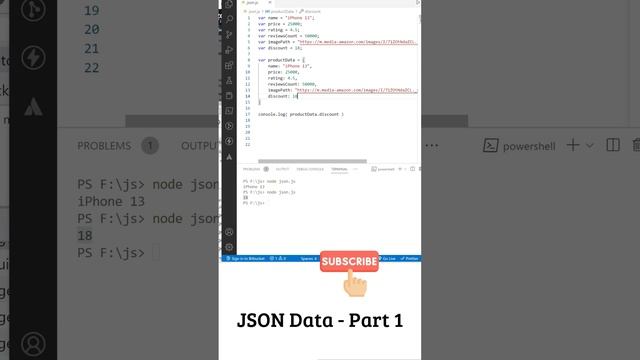 JavaScript in Telugu: JSON Data #javascript #javascripttutorial #js #javascripttelugu #btech #jntu