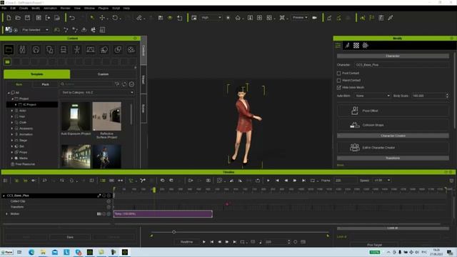 Алгоритм работы из DAZ 3D in CC4 and  iClone8