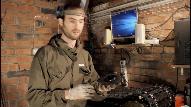 Сборка самодельного снегохода С 380мм гусеницей