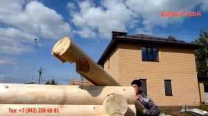 Сборка финского сруба (Full HD В кратце)