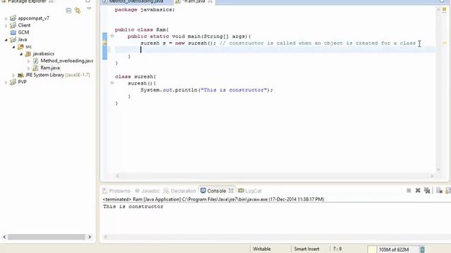Constructor in java and constructor overloading in java